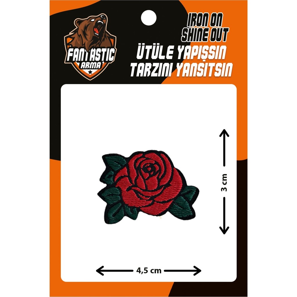 Fantastic FANASTIC A50-251 Ütü ile Yapışan Desenli Dokuma Arma %100 Polyester 4,5 cm x 3 cm SSD / Solid State Drive Fiyatı