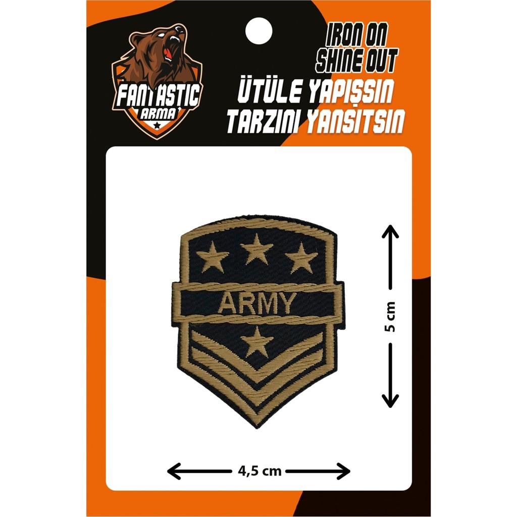 Fantastic FANASTIC ARM A50-157 Ütü ile Yapışan Dokuma Arma %100 Polyester Desenli 1 Parça Diğer Fiyatı