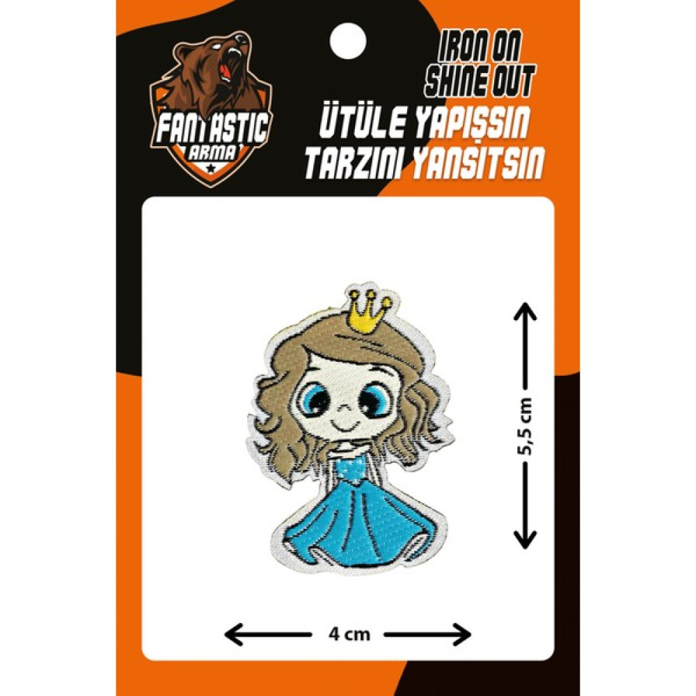 Fantastic Ütü Ile Yapışan Dokuma Arma Patch, Prenses Bebek Deseni Oyun & Hobi Fiyatı