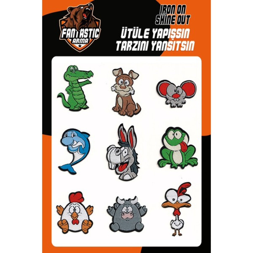 Fantastic Ütü Ile Yapışan Dokuma Arma Seti Patch Yama Timsah, Eşek, Renkli Hayvanlar Modeli Oyun & Hobi Fiyatı