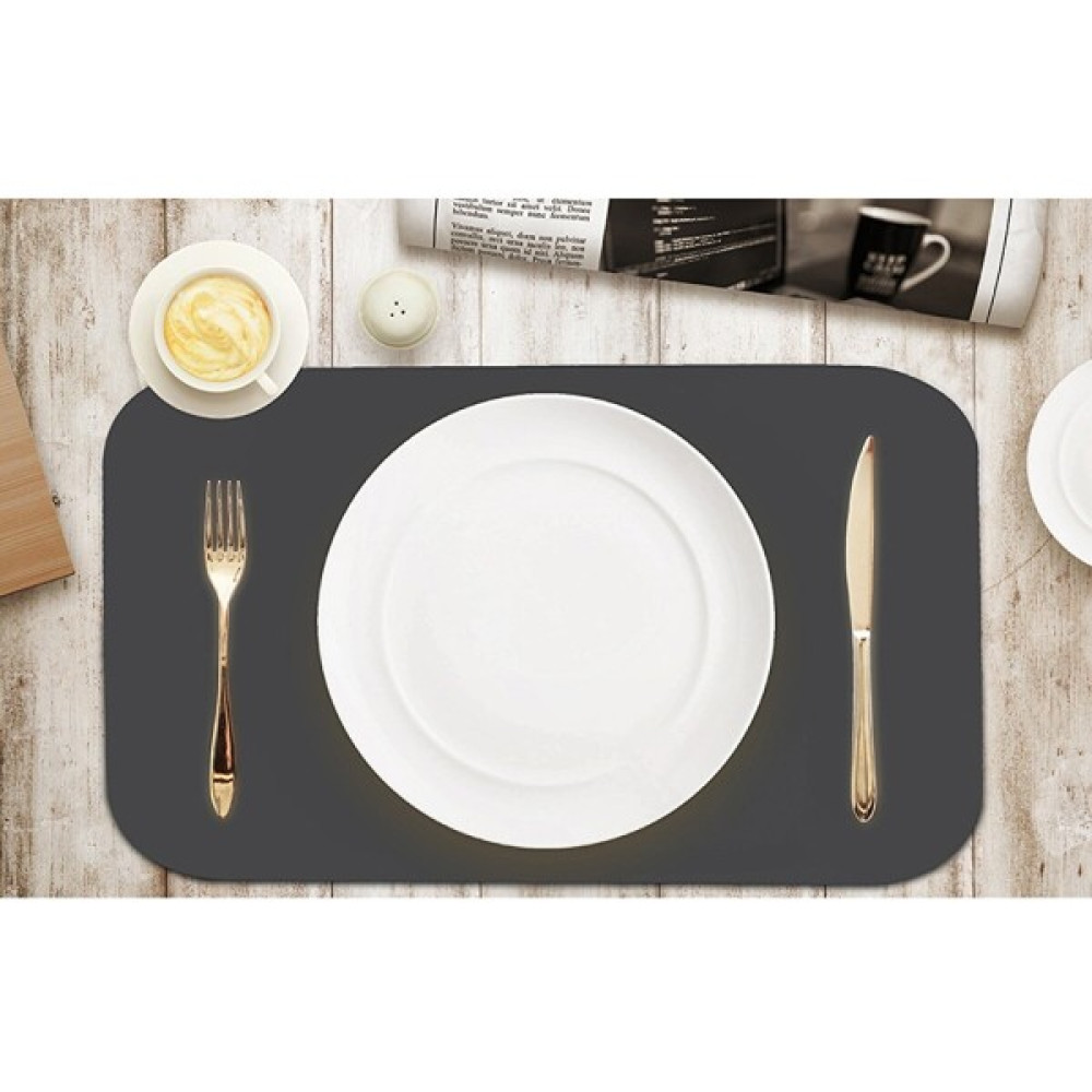 Fantastik 4'lü Pvc Amerikan Servis 30 x 45 cm. Sıvı Geçirmez Leke Tutmaz - Gri - 35 x 45 cm Amerikan Servis Fiyatı