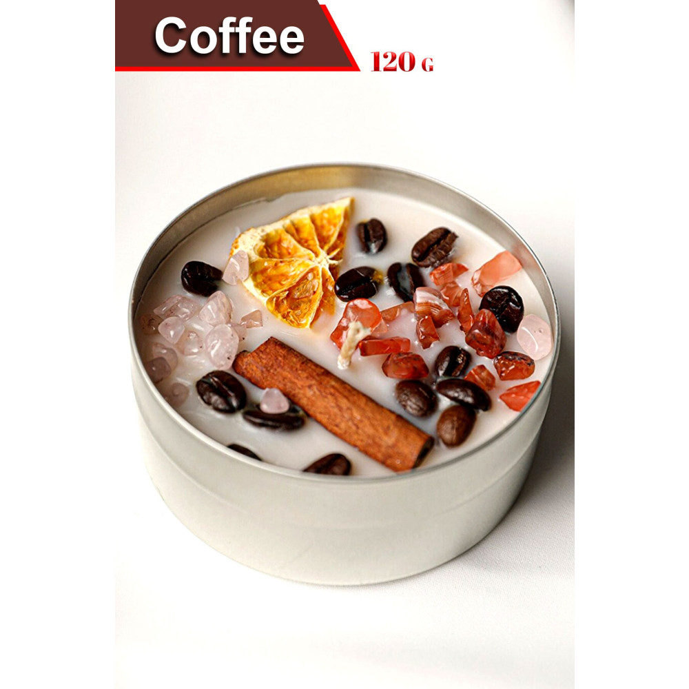 FANTASTİK SANAT ATÖLYESİ Kahve Tarçın Kokulu Coffee Meditasyon Mumu Baharat Notalı Metal Teneke Kutu Astroloji Ritüel Ateşi Dekoratif Mum Fiyatı