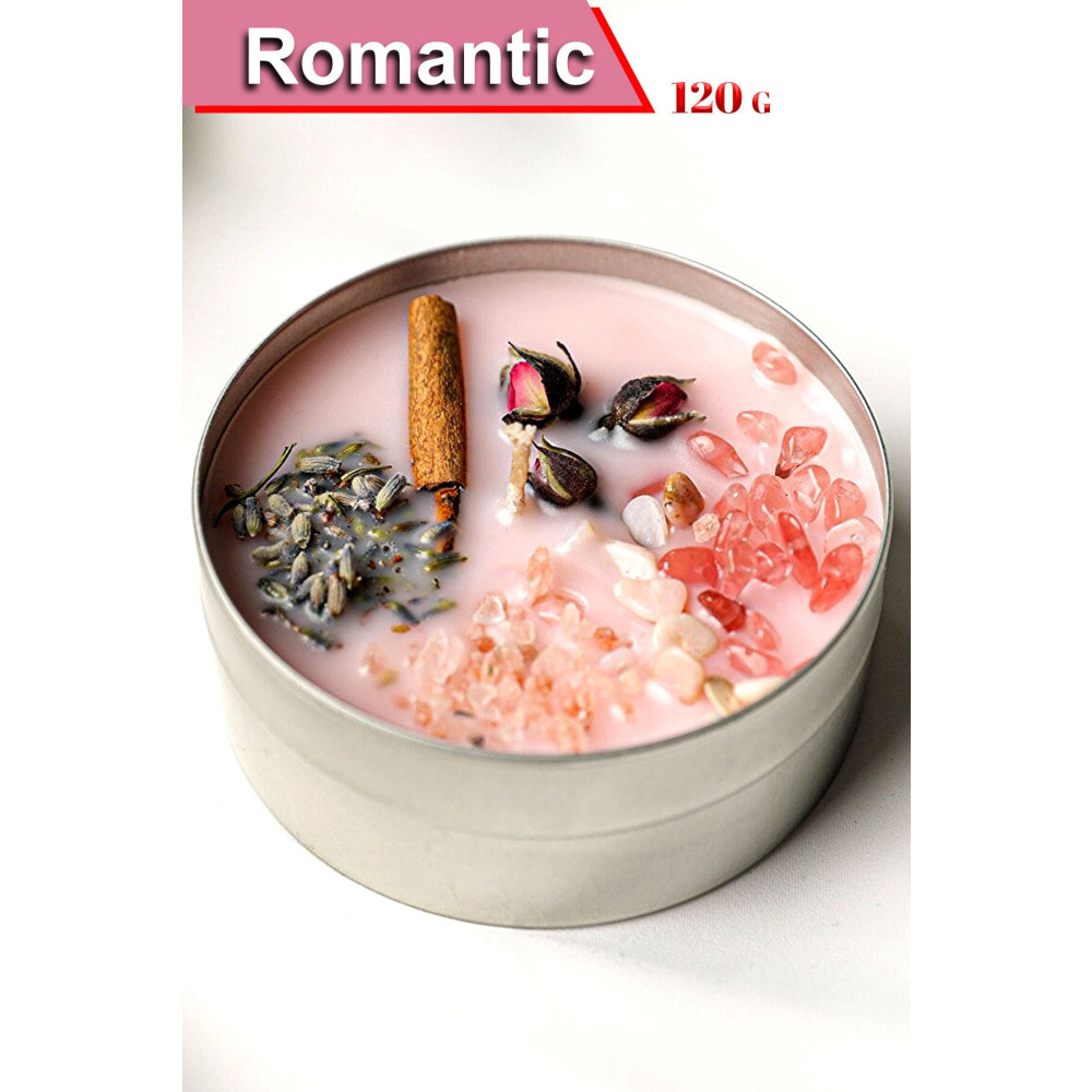 FANTASTİK SANAT ATÖLYESİ Romantic Meditasyon Mumu - Oryantal Ve Baharat Notalı Metal Teneke Kutu Astroloji Ritüel Ateşi Mumu Dekoratif Mum Fiyatı
