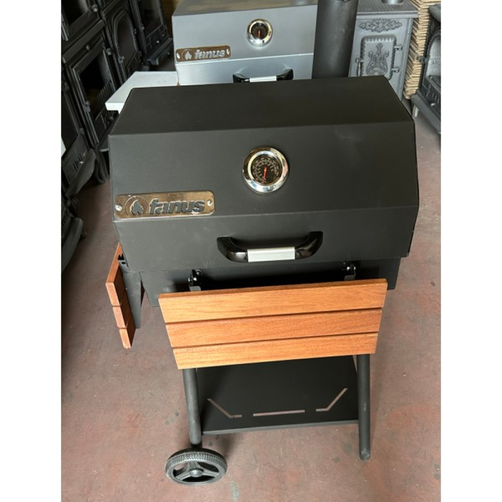 Fanus B50 Asansörlü Kömürlü Barbekü Mangal - Siyah Bahçe Mangalı & Barbekü Fiyatı