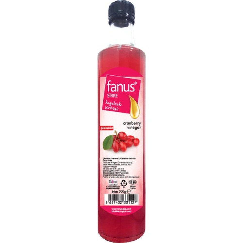 Fanus Kızılcık Sirkesi 500 gr Sos Fiyatı