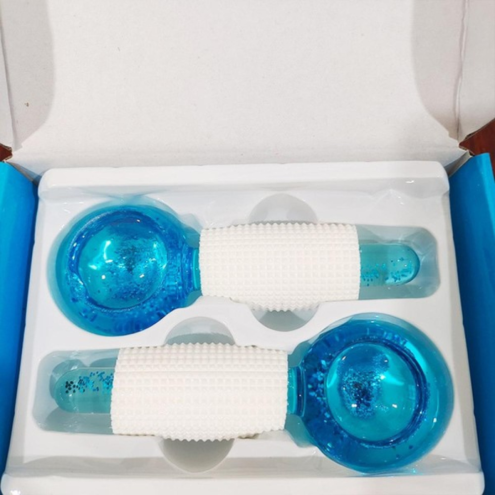 Fanxicm Adet/kutu Kristal Buz Hokeyi Silindiri Enerji Masajı Güzellik Yüz Göz Kristal Top Masajı Su Dalgası Buz Küreleri Cilt Bakımıblue (Mavi) (Yu... Cilt & Yüz Temizleme Cihazları Fiyatı