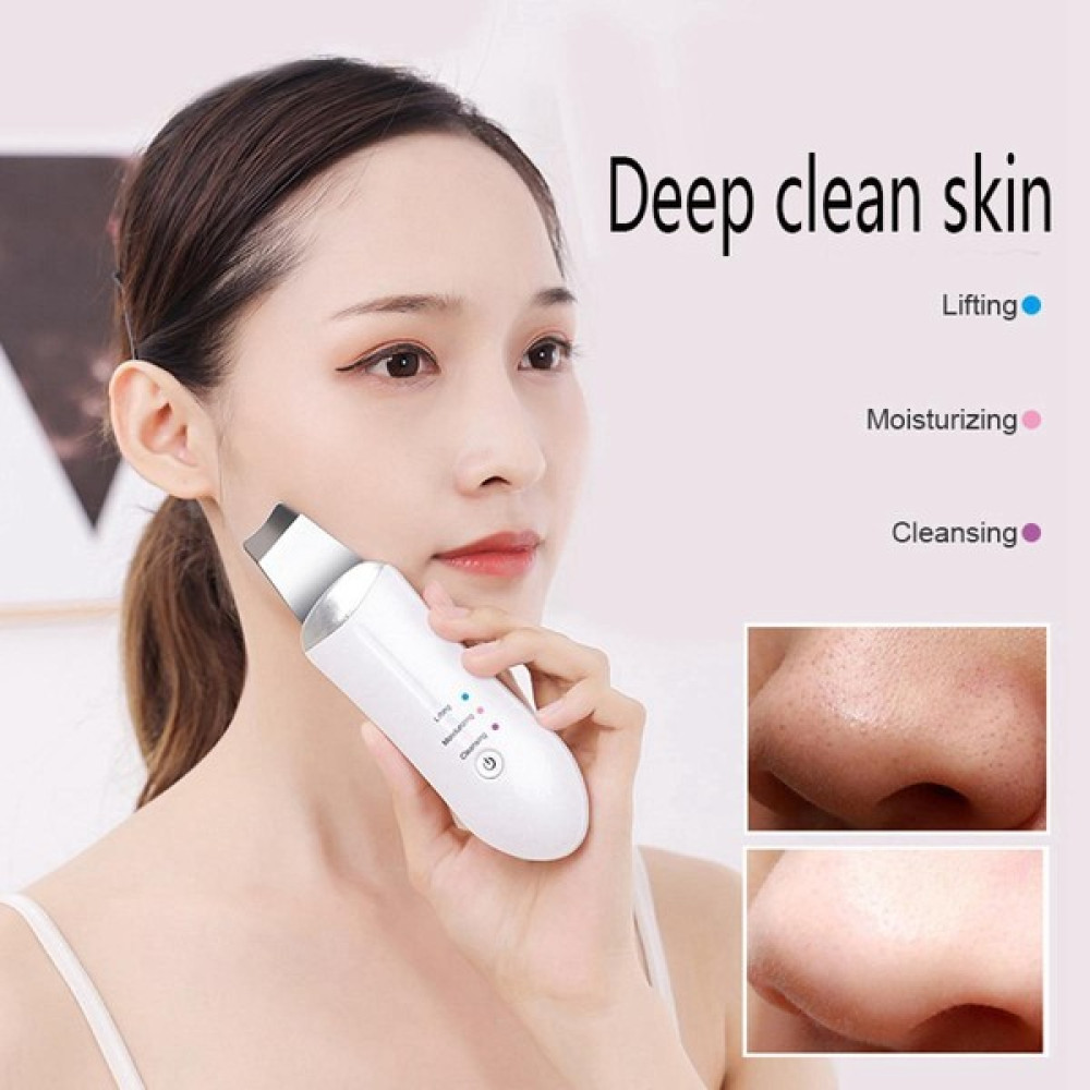 Fanxicm Ultrasonik Yüz Cilt Scrubber Güzellik Makinesi Iyon Derin Yüz Temizleme Soyma Küreği Peeling Cilt Bakım Cihazı (Yurt Dışından) - Renkli Cilt & Yüz Temizleme Cihazları Fiyatı