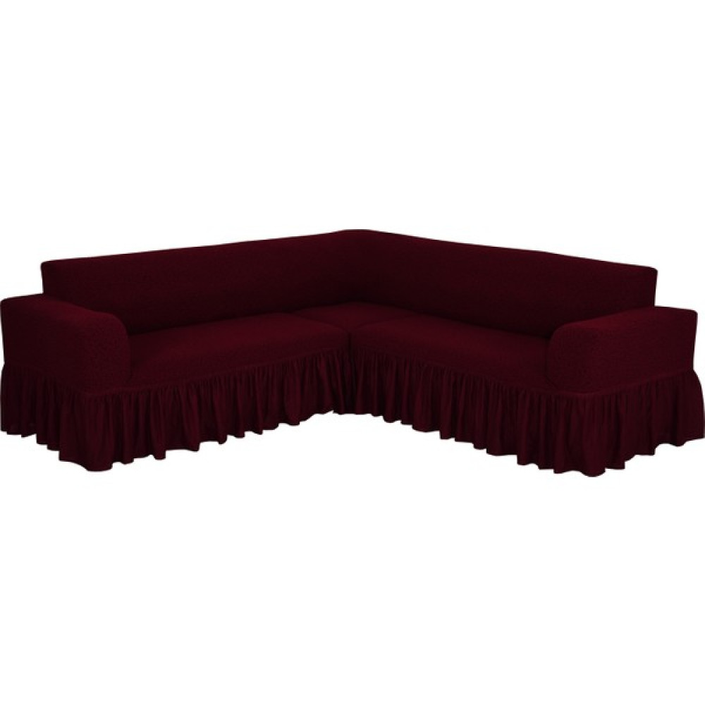 Faprikadan Köşe Koltuk Örtüsü L Koltuk - Bordo - 180 x 300 cm Koltuk & Kanepe Örtüsü Fiyatı