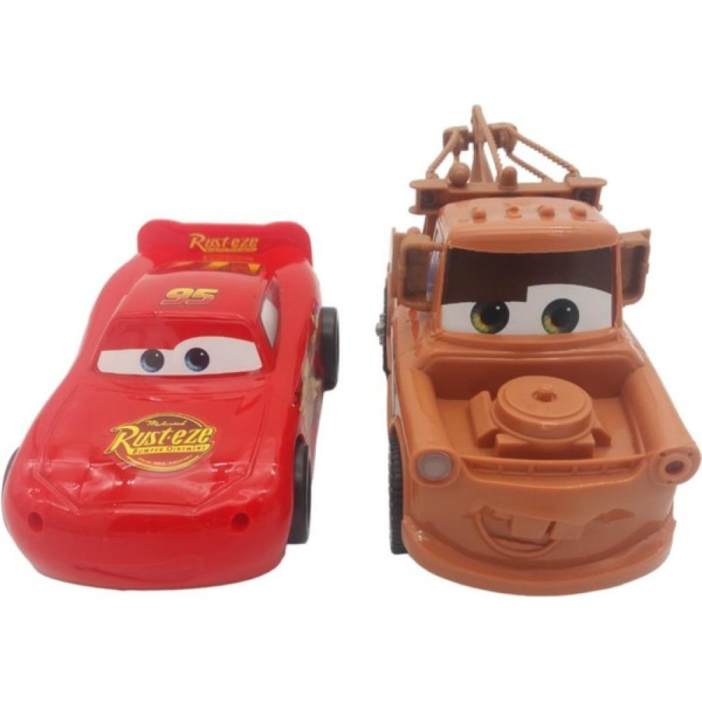 Farbu Cars Şimşek Mcqueen ve Mater Oyuncak Sürtmeli 2 Li Araç Seti, Arabalar Oyuncak Figür Oyuncak Araç Fiyatı