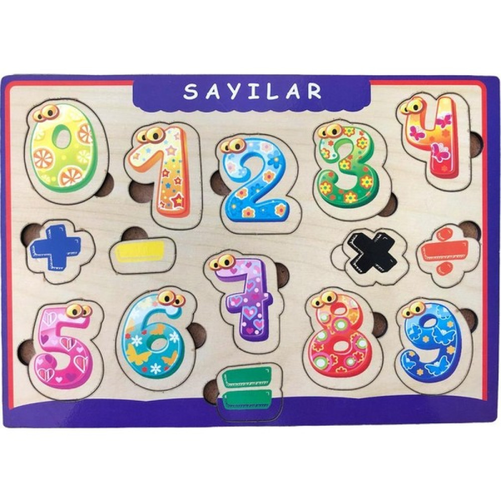 Farbu Oyuncak Ahşap Bultak Puzzle 15 Parça Arka Yüzü Yazı Tahtalı Yapboz Dört Işlem Sayılar - 1 Puzzle & Aksesuarları Fiyatı