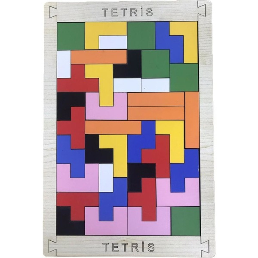 Farbu Oyuncak Renkli Tetris 40 Pcs Eğitici Ahşap Puzzle FBP13 Puzzle & Aksesuarları Fiyatı