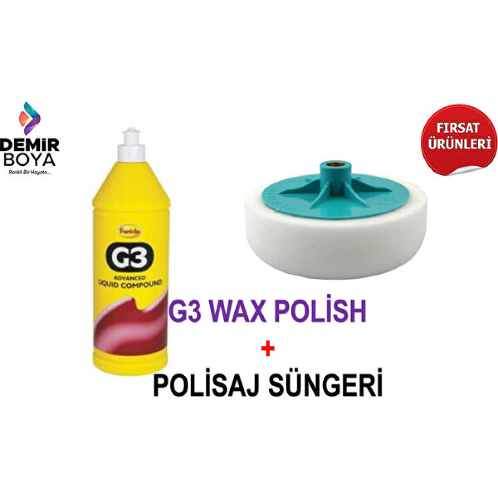Farecla G3 Çizik Giderici Sıvı Pasta 1 Litre + Pasta Süngeri Oto Çizik Giderici Fiyatı