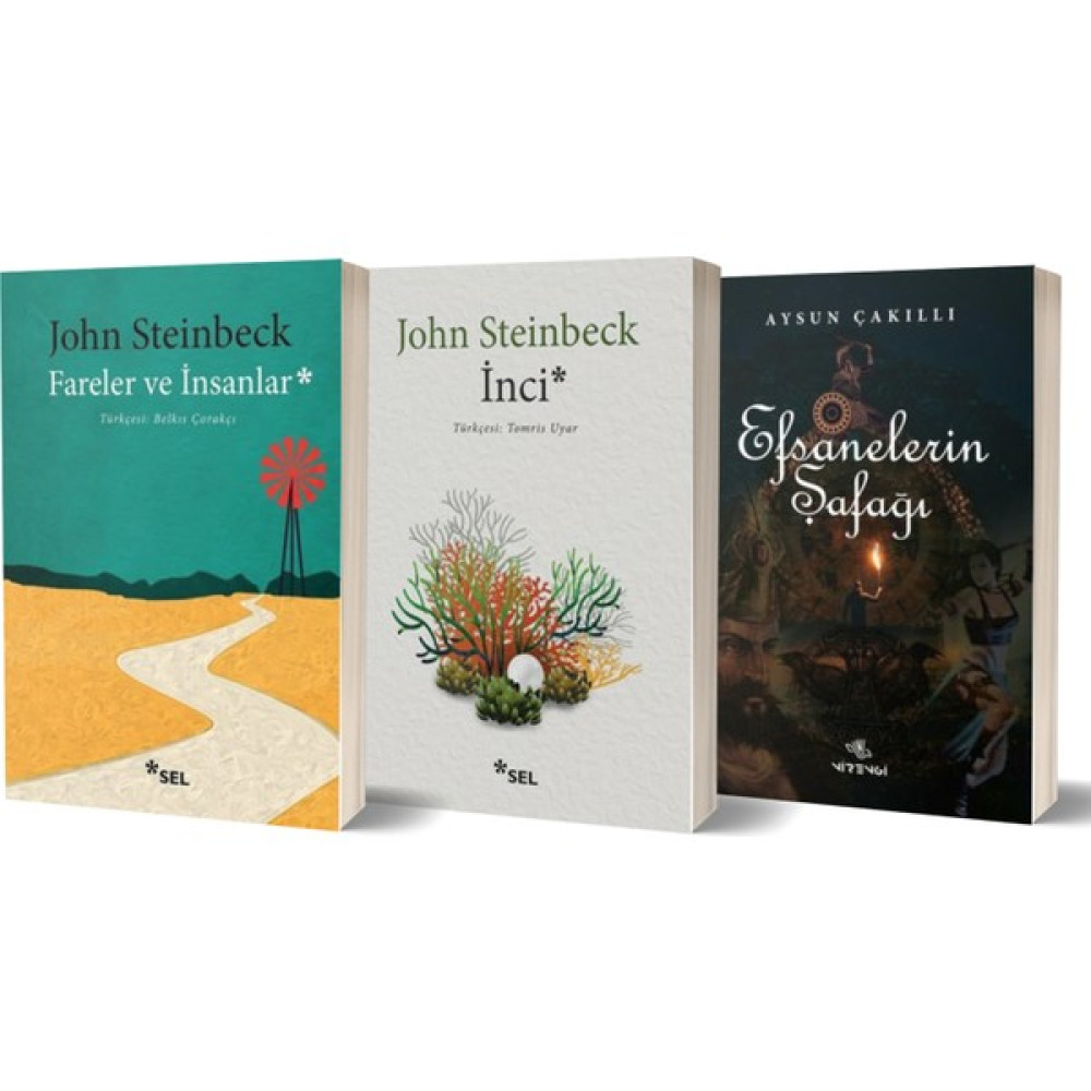 Fareler ve Insanlar - Inci - Efsanelerin Şafağı 3 Kitap Set - John Steinbeck Çeviri Romanlar Fiyatı