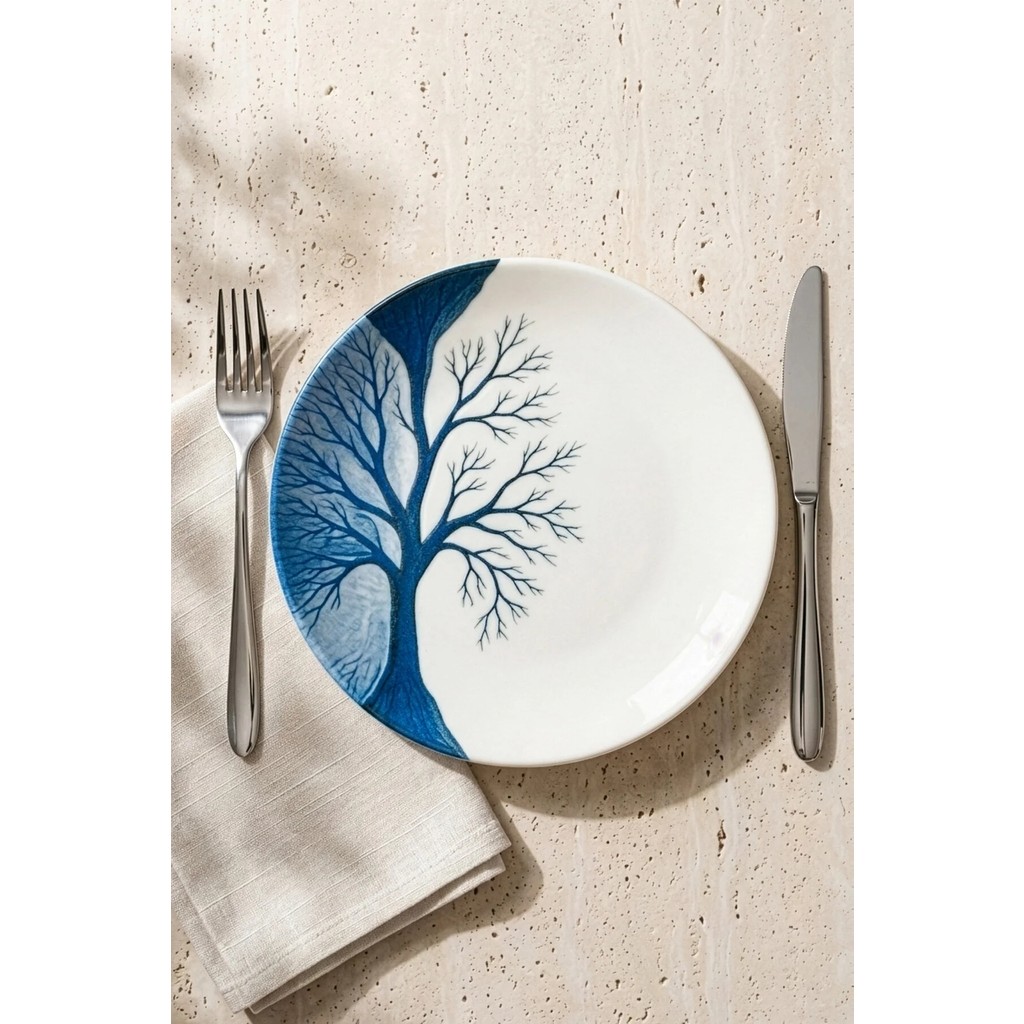 Farika Porselen Mihri Desenli 6’lı Porselen Pasta ve Sunum Tabağı Seti 19,5 Cm - Çok Renkli Diğer Fiyatı