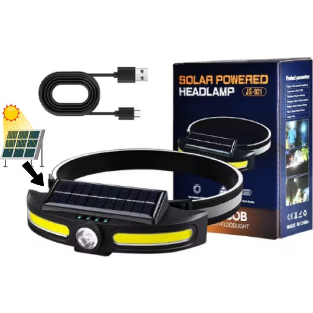 Farissu Solar Şarjlı Su Geçirmez Kafa Feneri - USB Şarjlı, 14500 Pil, Çift Işık Kaynağı OR-921 Oto Boyaları Fiyatı