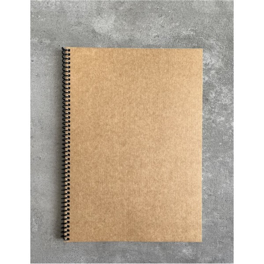 Fark Tanıtım A4 Çizgisiz Spiralli Defter (Kahverengi Kapak) - Kahverengi Spiralli Defter Fiyatı