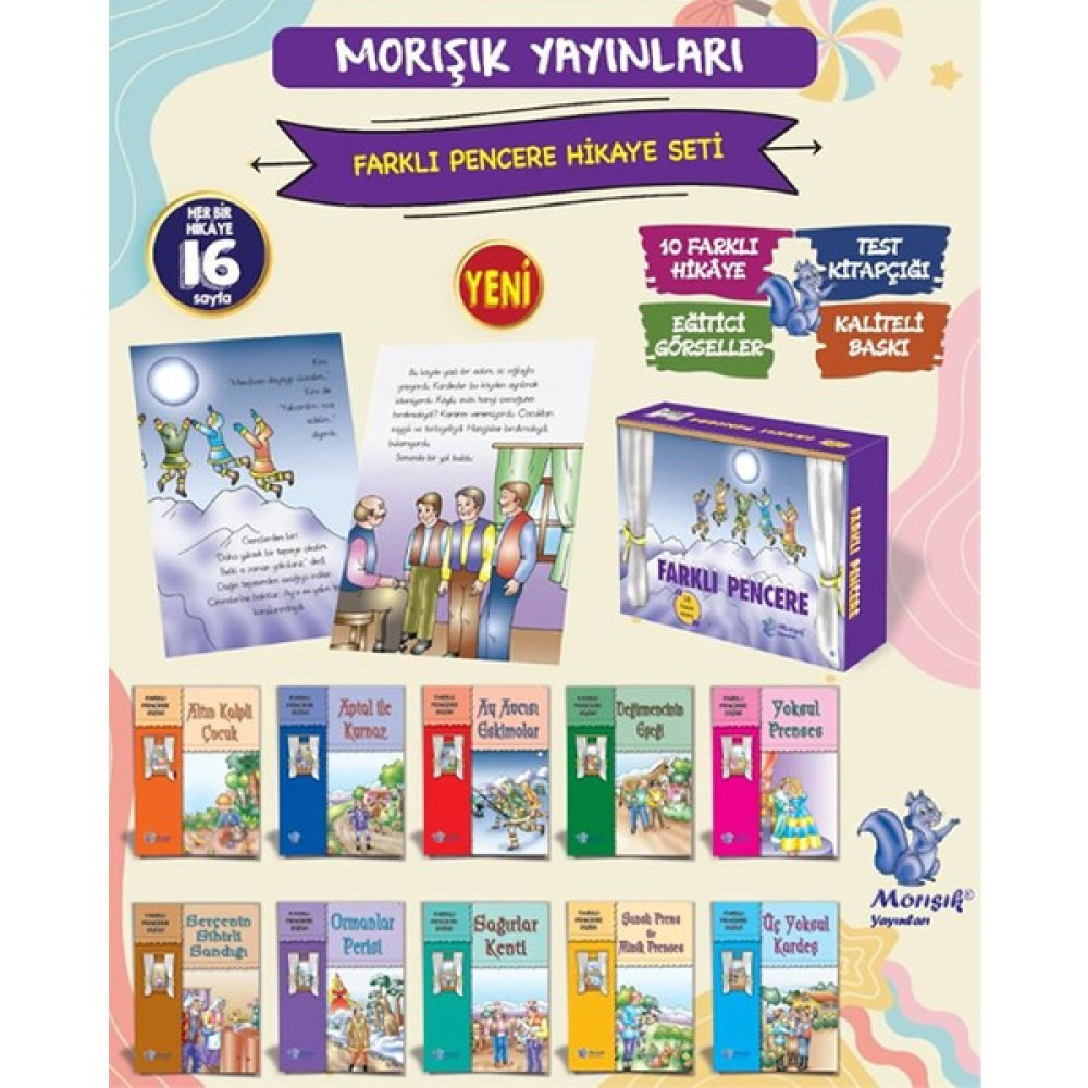 Farklı Pencere (10 Kitap) Çocuk Öykü Fiyatı