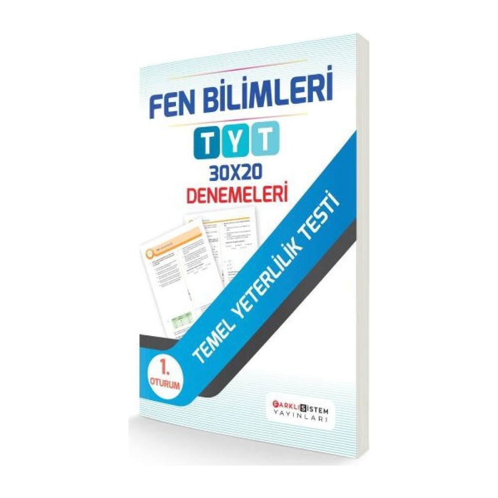 Farklı Sistem Yayınları TYT 1. Oturum Fen Bilimleri 30X20 Denemeleri Temel Yeterlilik Testi (TYT) Fiyatı