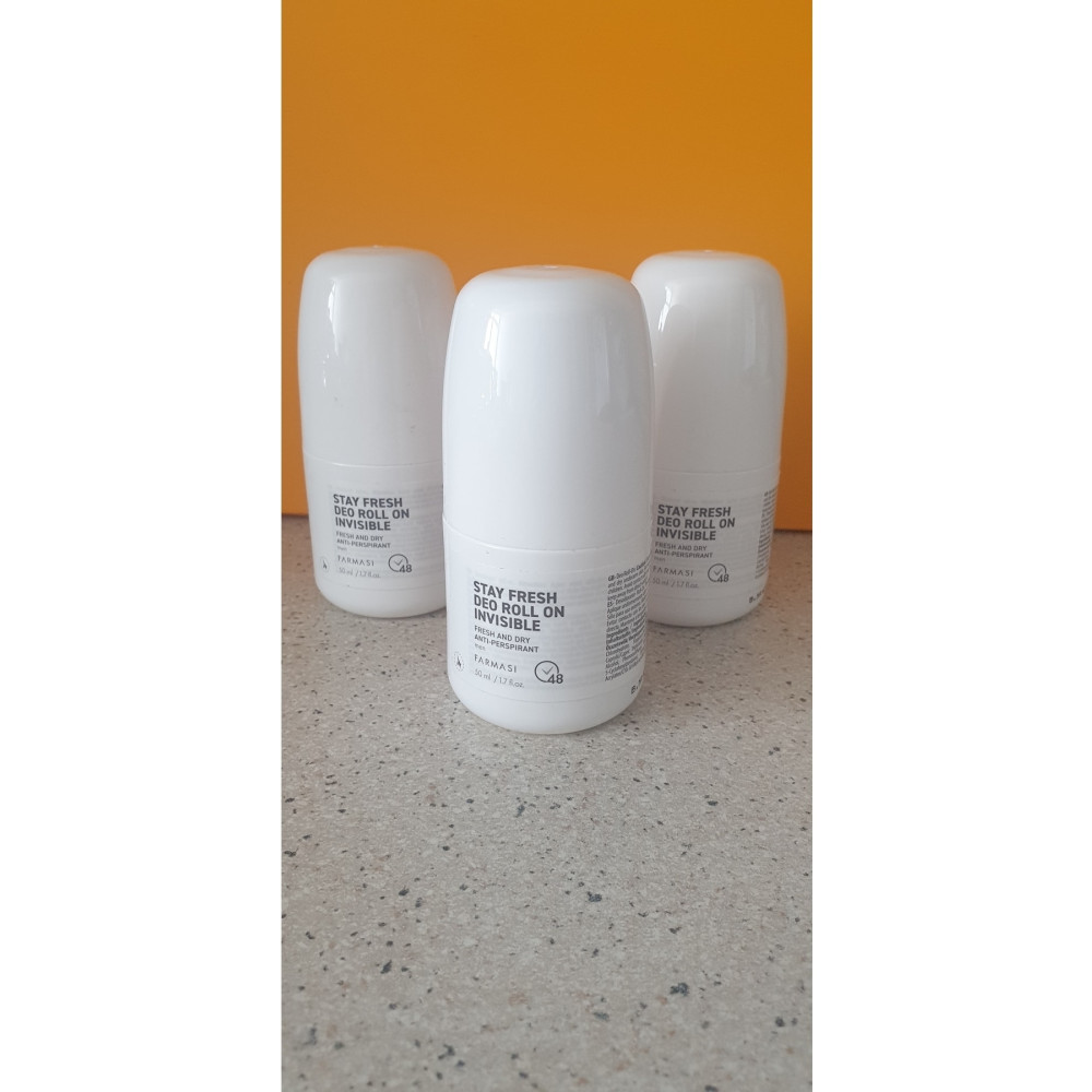 Farmasi Stay Fresh Terleme Karşıtı Erkek Rolon Invısıble 50 Ml 3 Adet Roll-Onlar Fiyatı