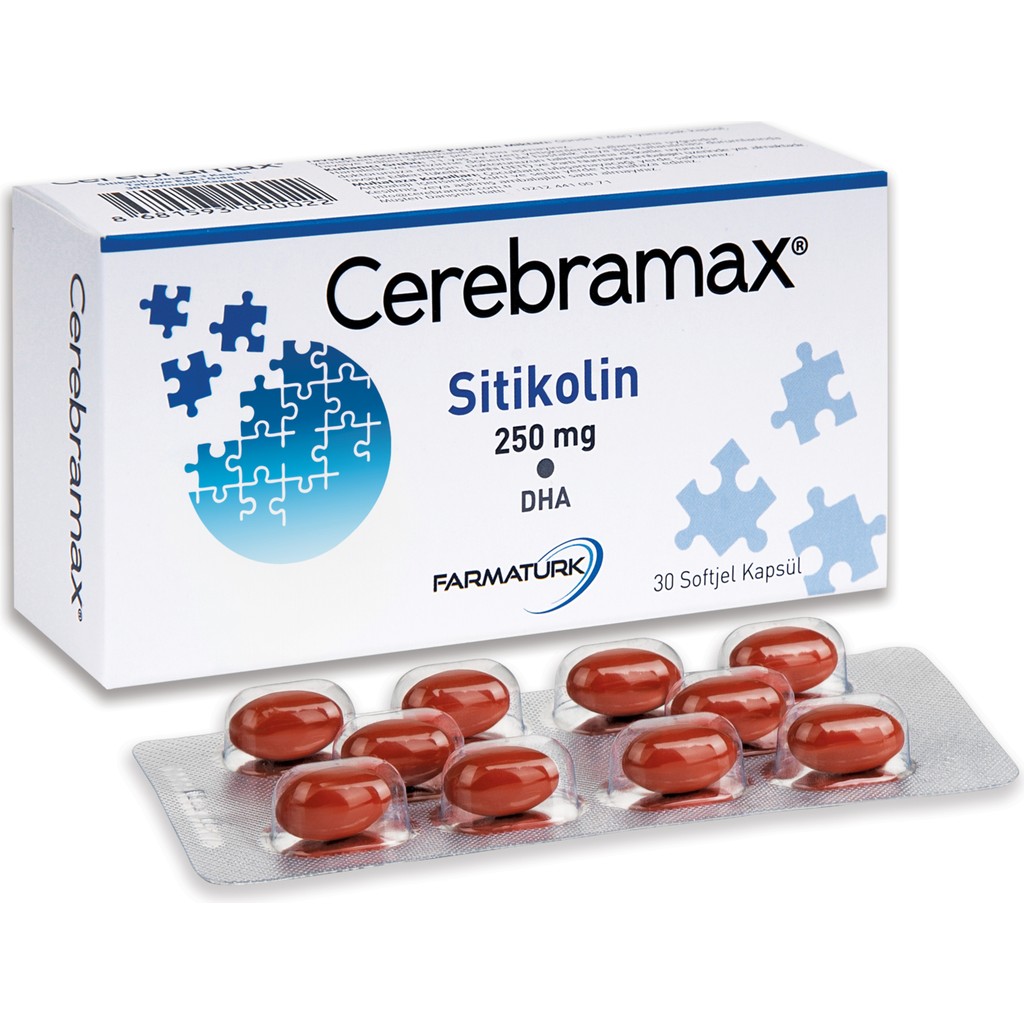Farmatürk Cerebramax Softjel Kapsül 250 mg Sitikolin & Dha - Meyve Diğer Fiyatı