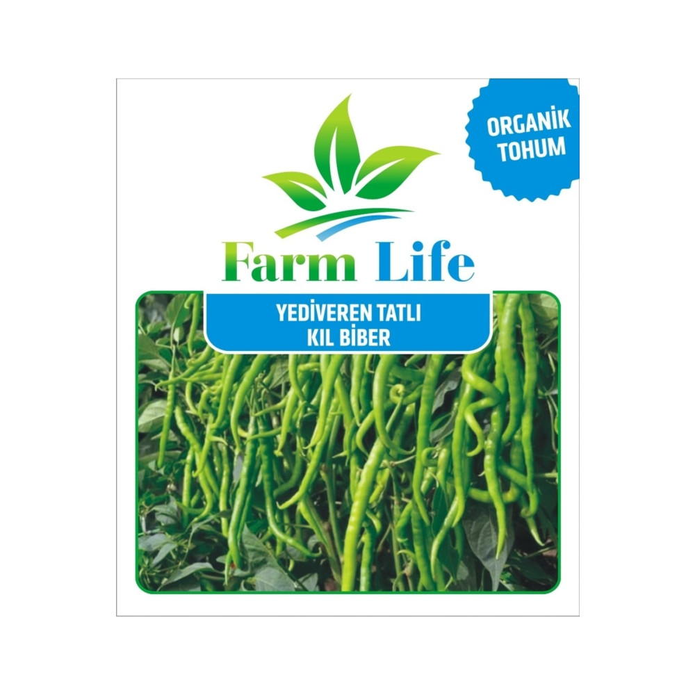 Farmer Life Yediveren Tatlı Kıl Biber Tohumu 1000 Adet Tohum Tohum Fiyatı