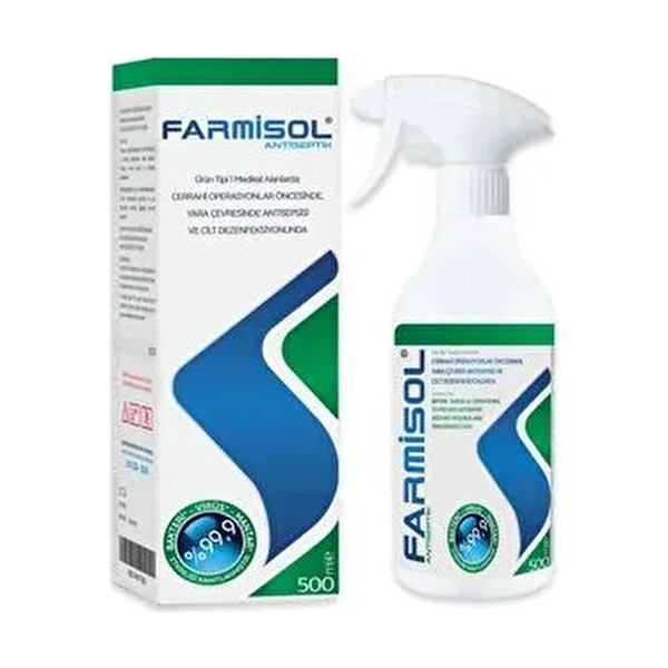 Farmisol Hipokloröz Antiseptik Dezenfektan 500 ml 1'li Paket Etkili Temizlik Sağlar Diğer Fiyatı