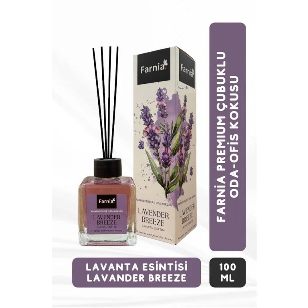Farnia Premium Çubuklu Oda ve Ofis Kokusu 100 Ml Lavanta Esintisi Lava Oda Kokusu Fiyatı