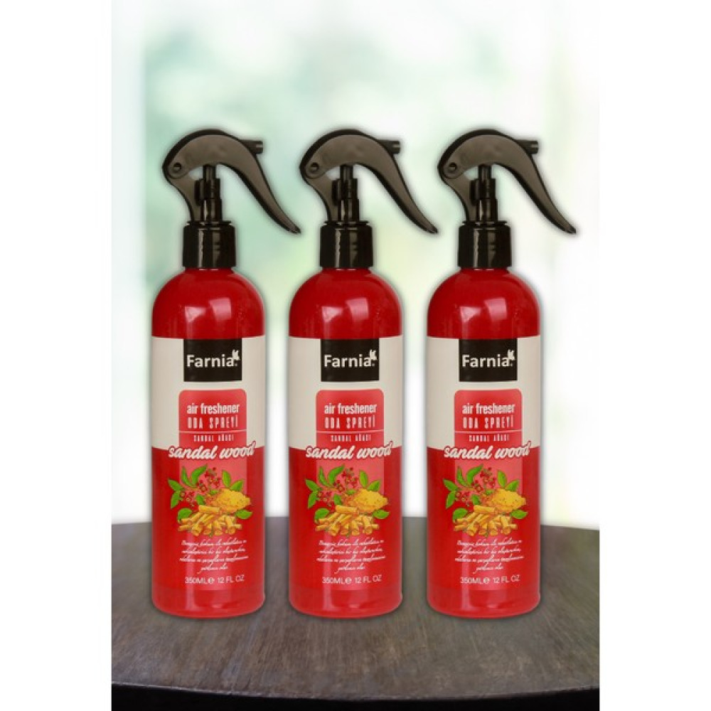 Farnia Sandal Ağacı Oda Spreyi 350 ml Sandal Wood 3 Adet Oda Kokusu Fiyatı