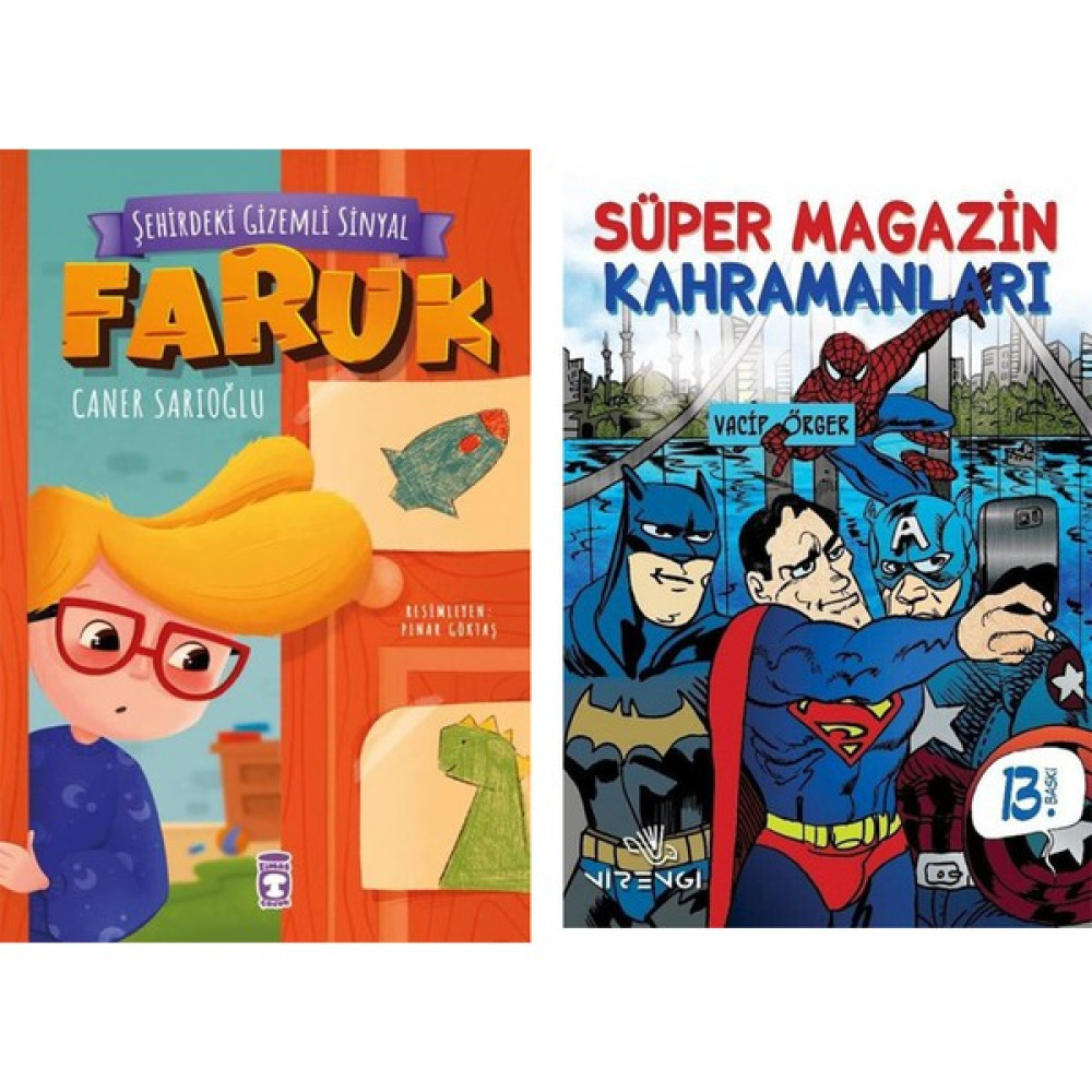Faruk - Şehirdeki Gizemli Sinyal / Süper Magazin Kahramanları - Caner Sarıoğlu Çocuk Öykü Fiyatı