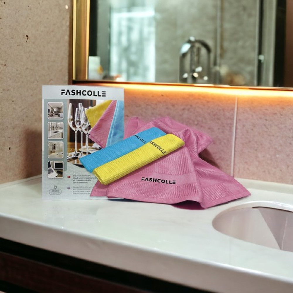 Fashcolle Microfiber Temizlik Bezi 3'lü Deterjan ve Temizlik Ürünleri Fiyatı