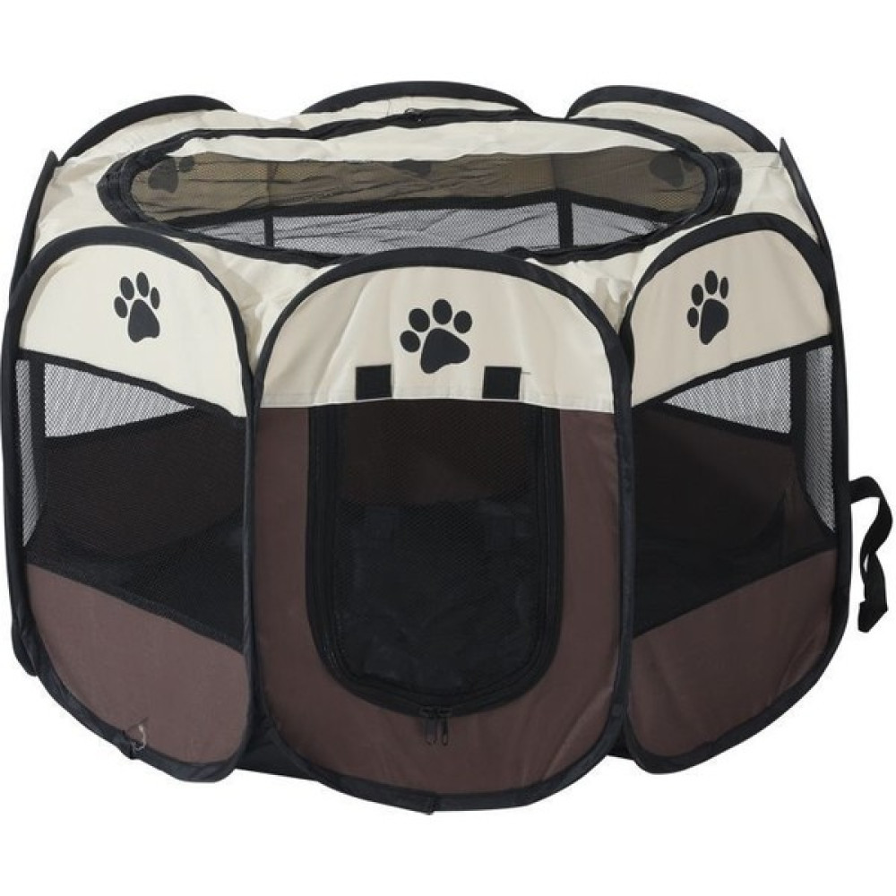 Fashing Kedi Köpek Evi Oyun Park Çadır Alanı (Yurt Dışından) - Kahverengi - XL: 114 x 114 x 58 cm Evcil Hayvan Ürünleri Fiyatı