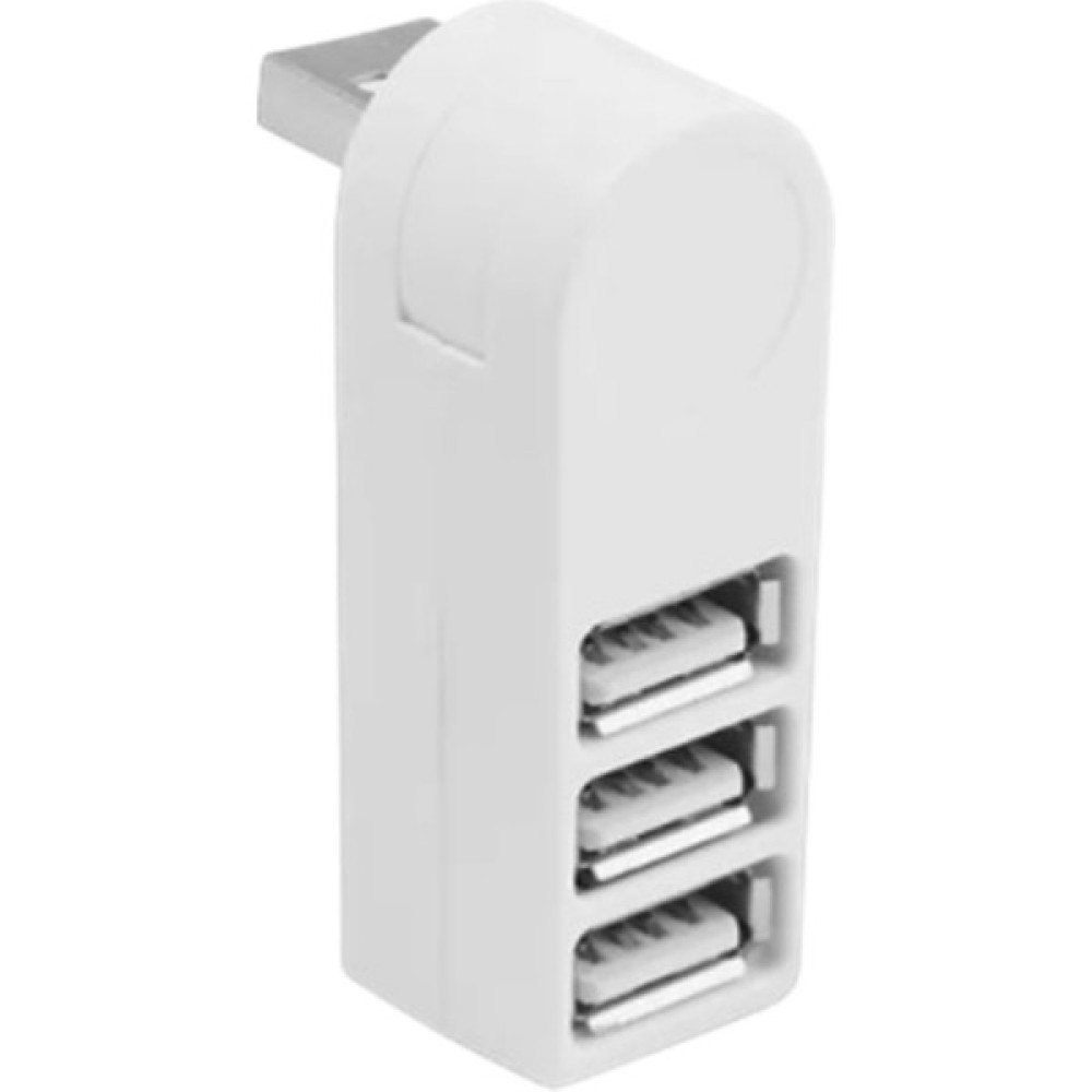 Fashing Mini Taşınabilir Döner USB 3.0 Hub Spinner 3 Portlu USB Hub Type-C Döner Dock Hub (Yurt Dışından) - Beyaz USB & Firewire Ürünleri Fiyatı
