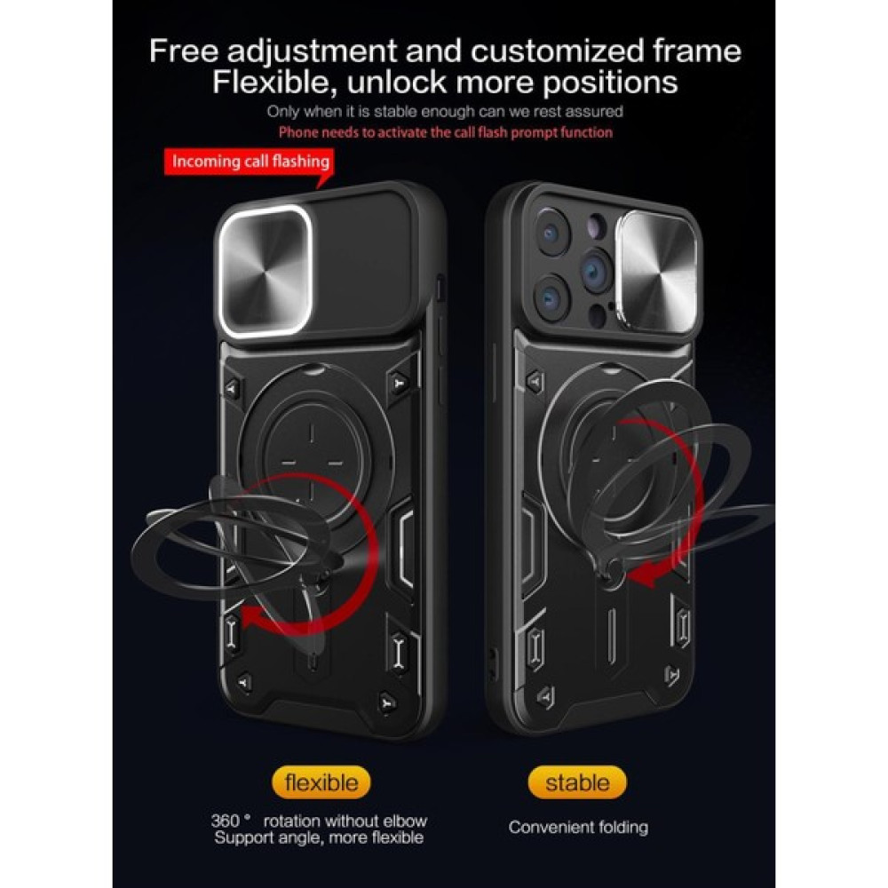 Fashion Case IPHONE14 Pro Max Magsafe - Korumalı - Halkalı Siyah Kılıf Cep Telefonu Kılıfı Fiyatı