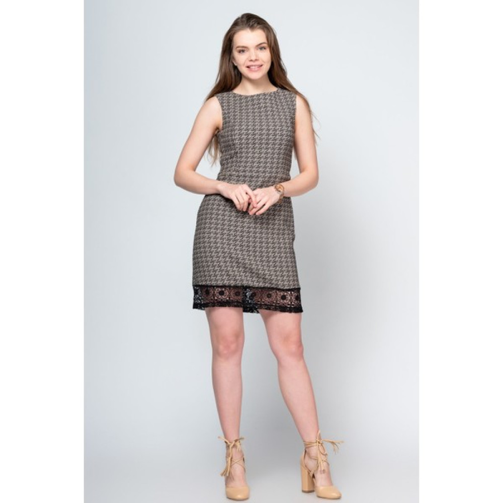 Fashion Light Siyah Dantel Detaylı Elbise FL0022 Elbise Fiyatı