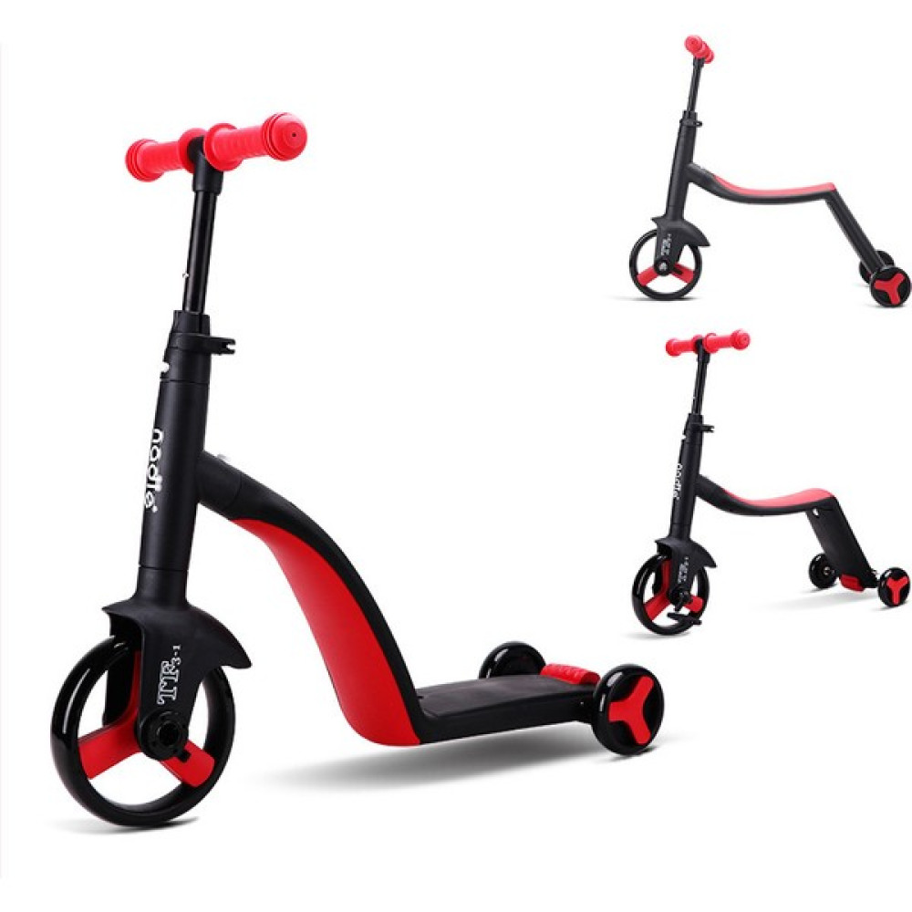Fashion Smart Aydınlatma Tekerlekleri Katlanabilir ve Deforme Olabilir Scooter (Yurt Dışından) - Kırmızı Açık Hava, Deniz ve Spor Oyuncakları Fiyatı