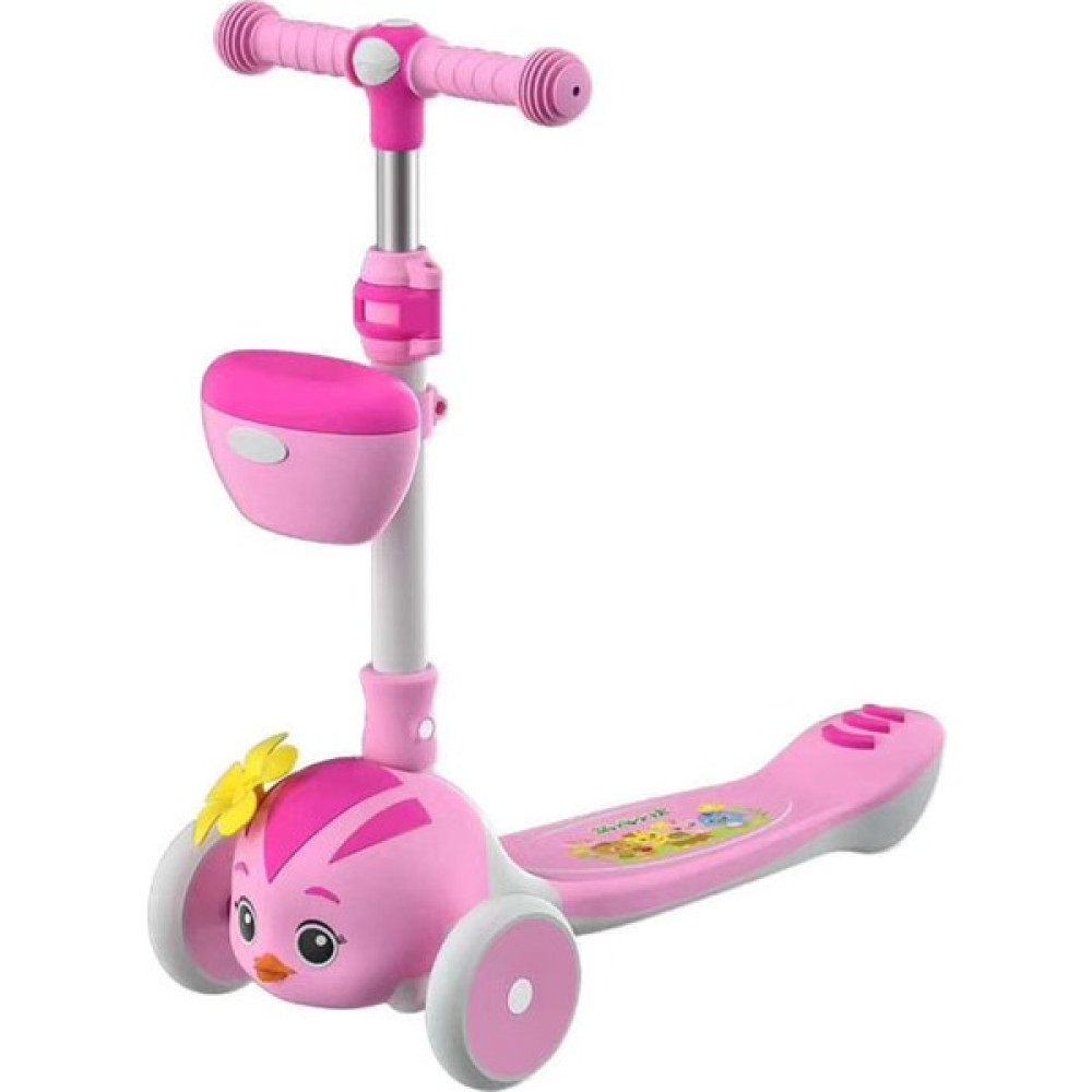 Fashion Smart Hafif, Kaldırılabilir ve Katlanabilir Üç Tekerlekli Scooter (Yurt Dışından) - Pembe Açık Hava, Deniz ve Spor Oyuncakları Fiyatı