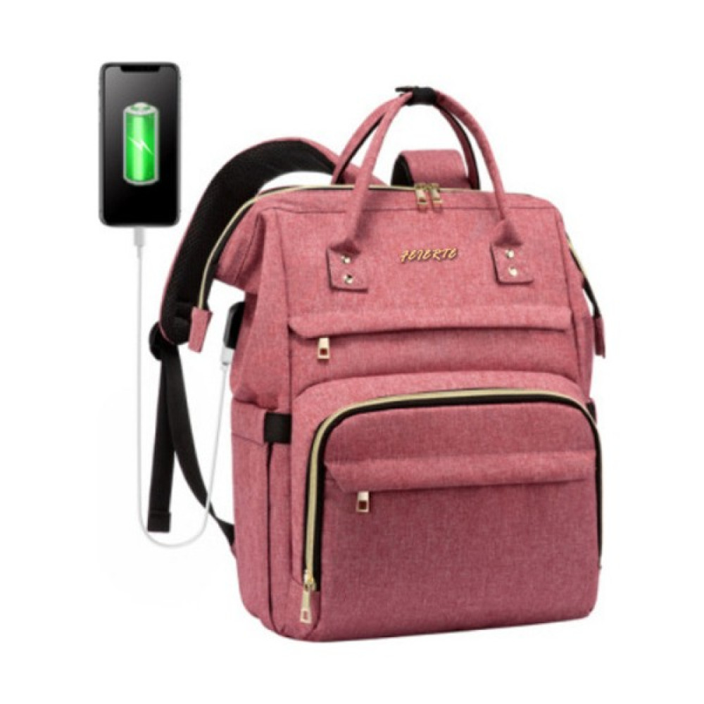 Fashion Smart Laptop Sırt Çantası Kadın Öğretmen Sırt Çantası Hemşire Çantaları (Yurt Dışından) - Pembe Dizüstü Bilgisayar Aksesuarları Fiyatı