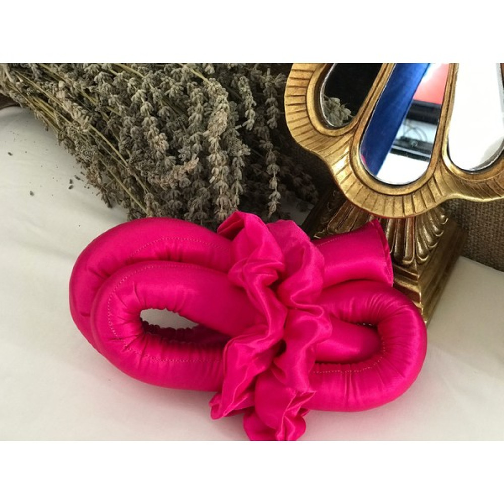 Fashionsbutik Isısız Saç Şekillendirici Saç Sosisi Ipek Saten Toka Seti - Fuşya Saç Fırçası ve Tarağı Fiyatı