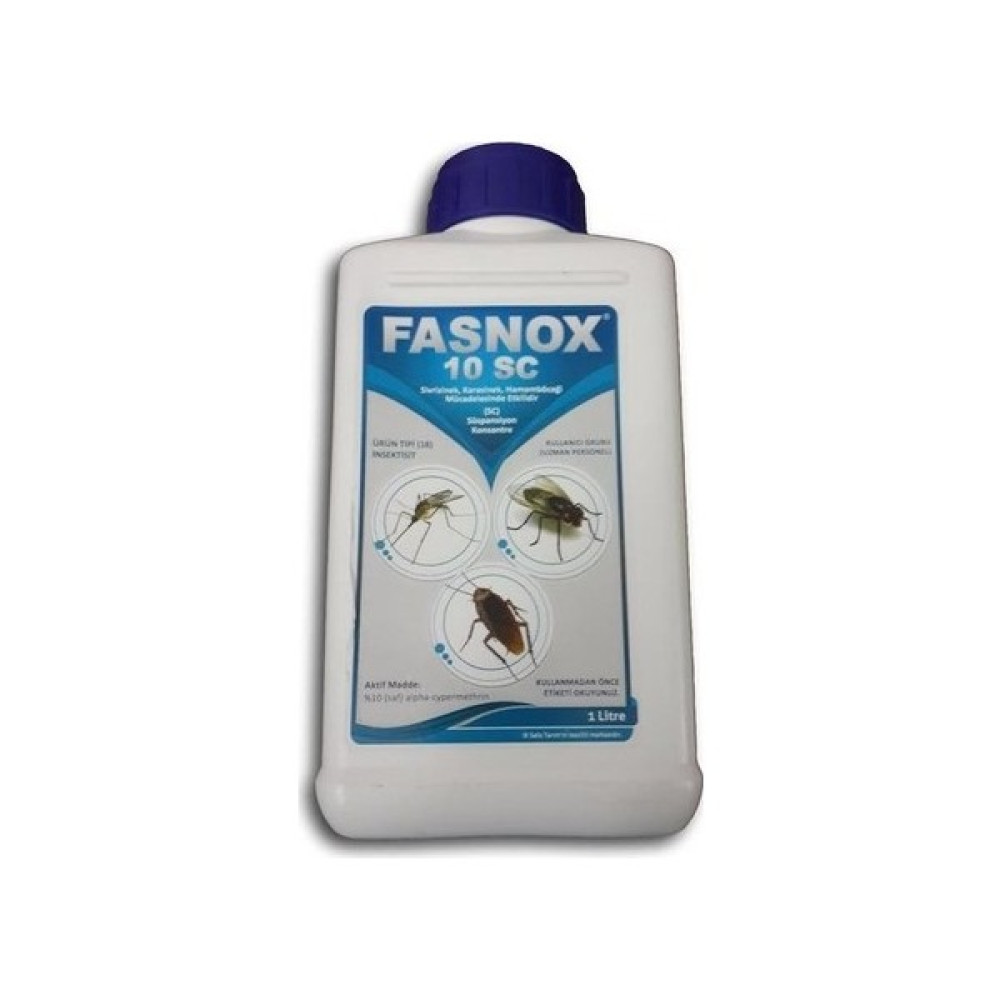 Fasnox 10 Sc Hamam Böceği ve Sinek Ilacı 1 Lt Sinek-Kene-Haşere Kovucu Fiyatı
