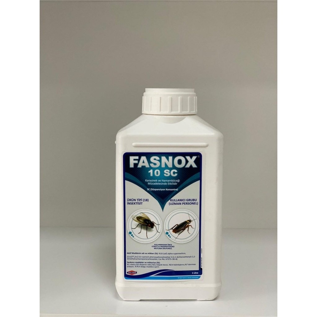 Fasnox 10 Sc Hamam Böcegi ve Sinekilacı1 Lt 2 Adet Diğer Fiyatı