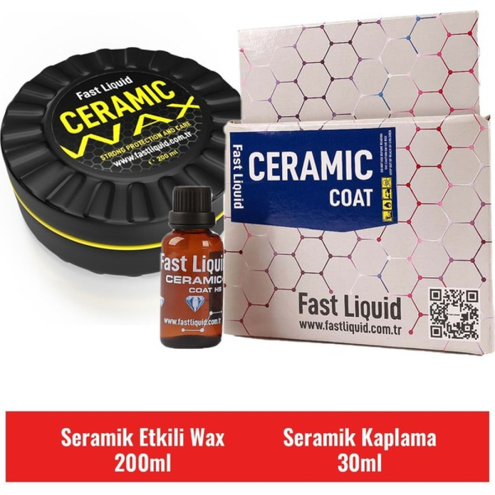 Fast Liquid Parlat ve Koru Ceramıc Wax & Ceramıc Coat Oto Bakım & Temizlik Ürünleri Fiyatı