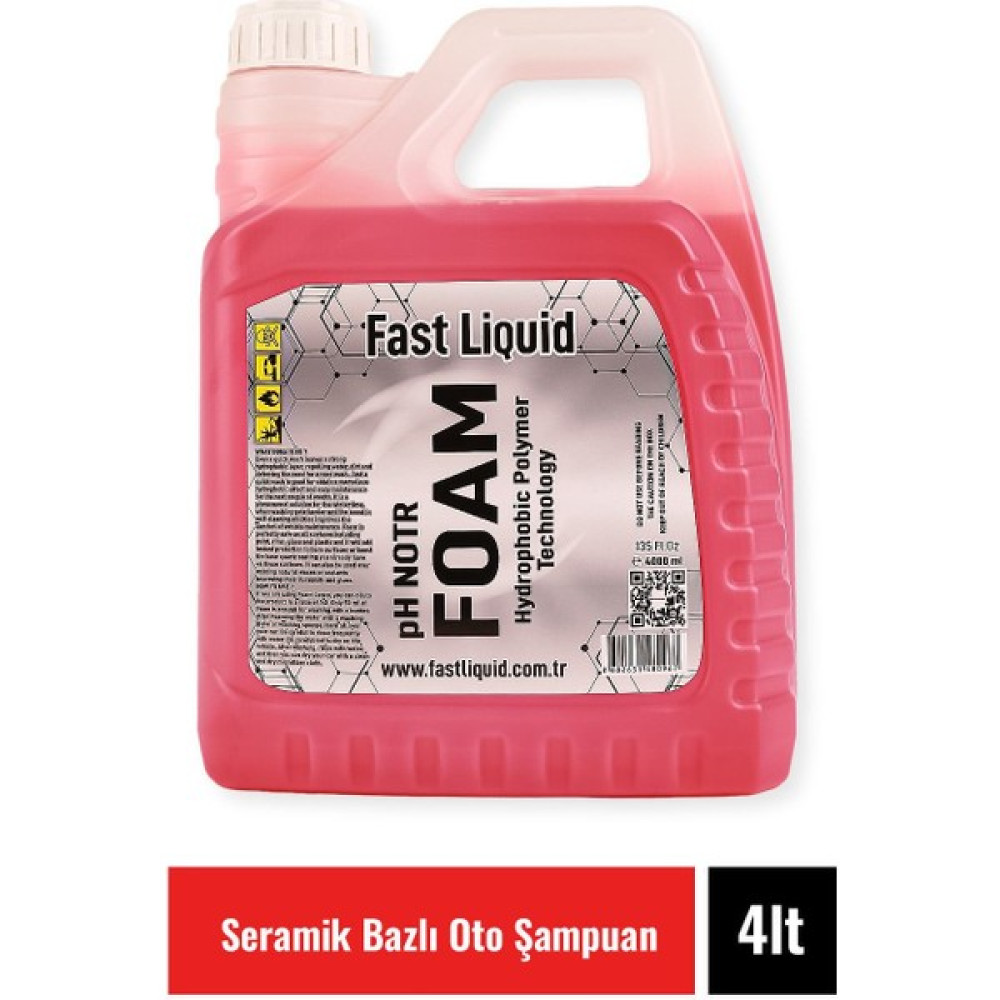 Fast Liquid Ph Notr Foam 4 Lt Seramik Bazlı Şampuan Oto Yıkama Ürünleri Fiyatı