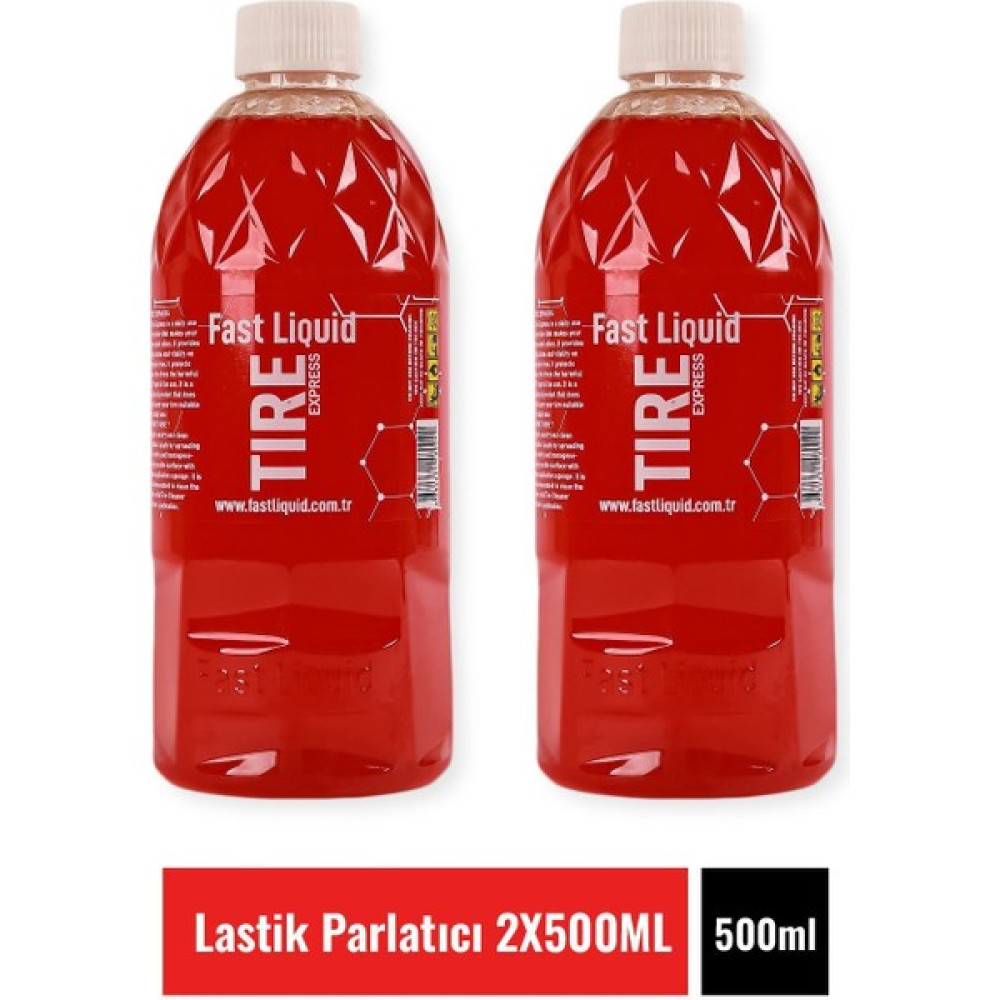 Fast Liquid Tıre Express 1 Lt - Lastik Parlatıcı (2X500ML) Lastikler Fiyatı