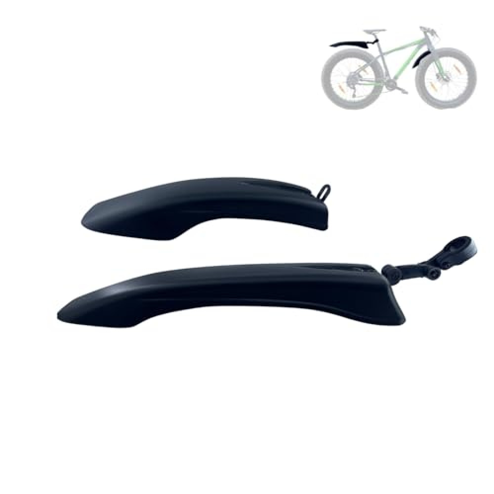 Fat Bike Fenders Front and Rear Mudguard Set for 20''/24''/26''×4.0 Inch Wide Tire Fenders