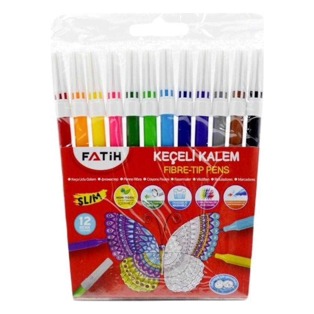 Fatih 12'li Keçeli Kalem Keçe Uçlu Kalem Fiyatı