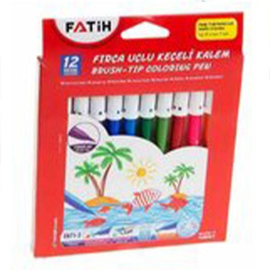 Fatih 34025 12'li Fırça Uçlu Keçeli Kalem Keçe Uçlu Kalem Fiyatı