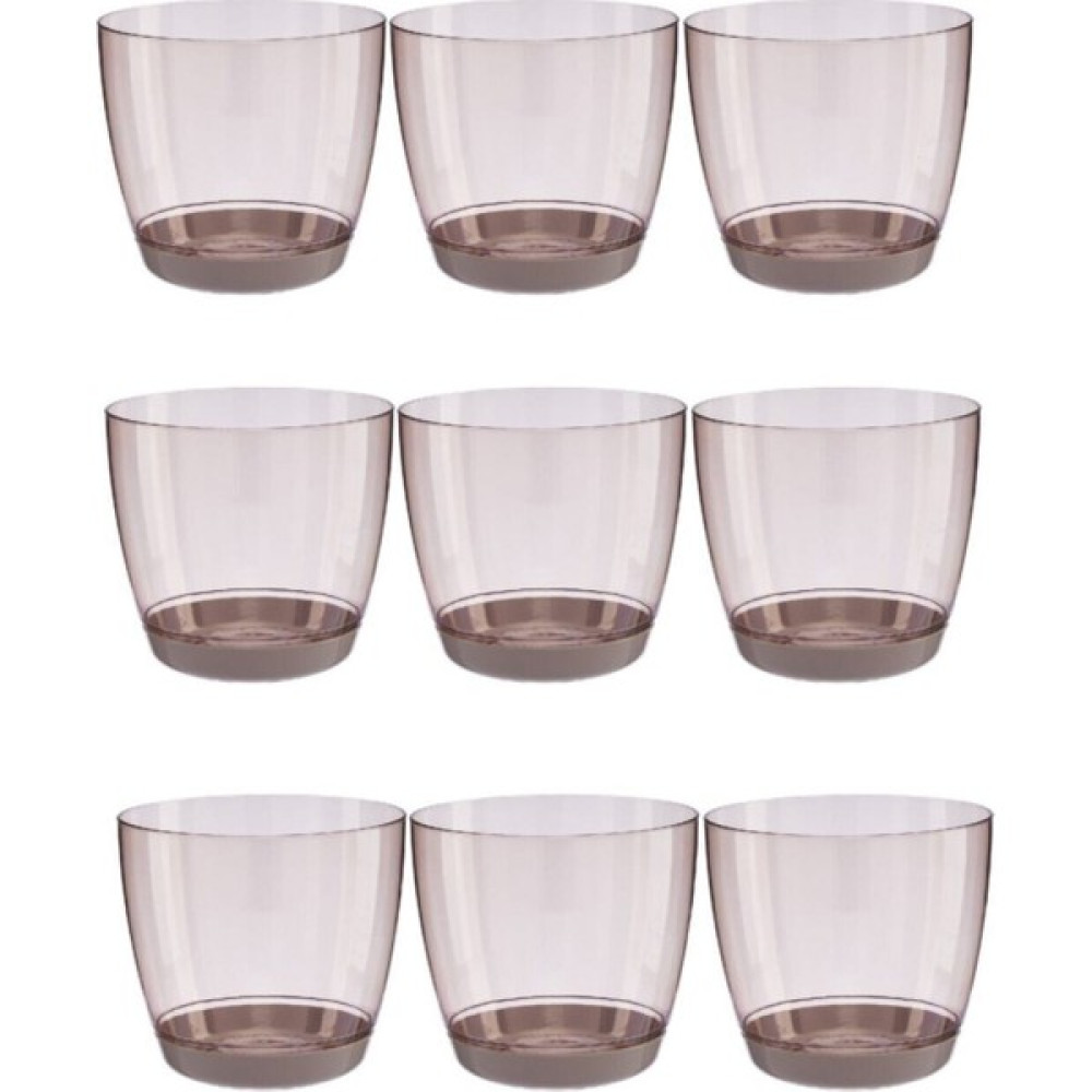 Favilla Orkide Saksısı 9'lu Yuvarlak 14 cm Kahverengi Saksı ve Aksesuarları Fiyatı