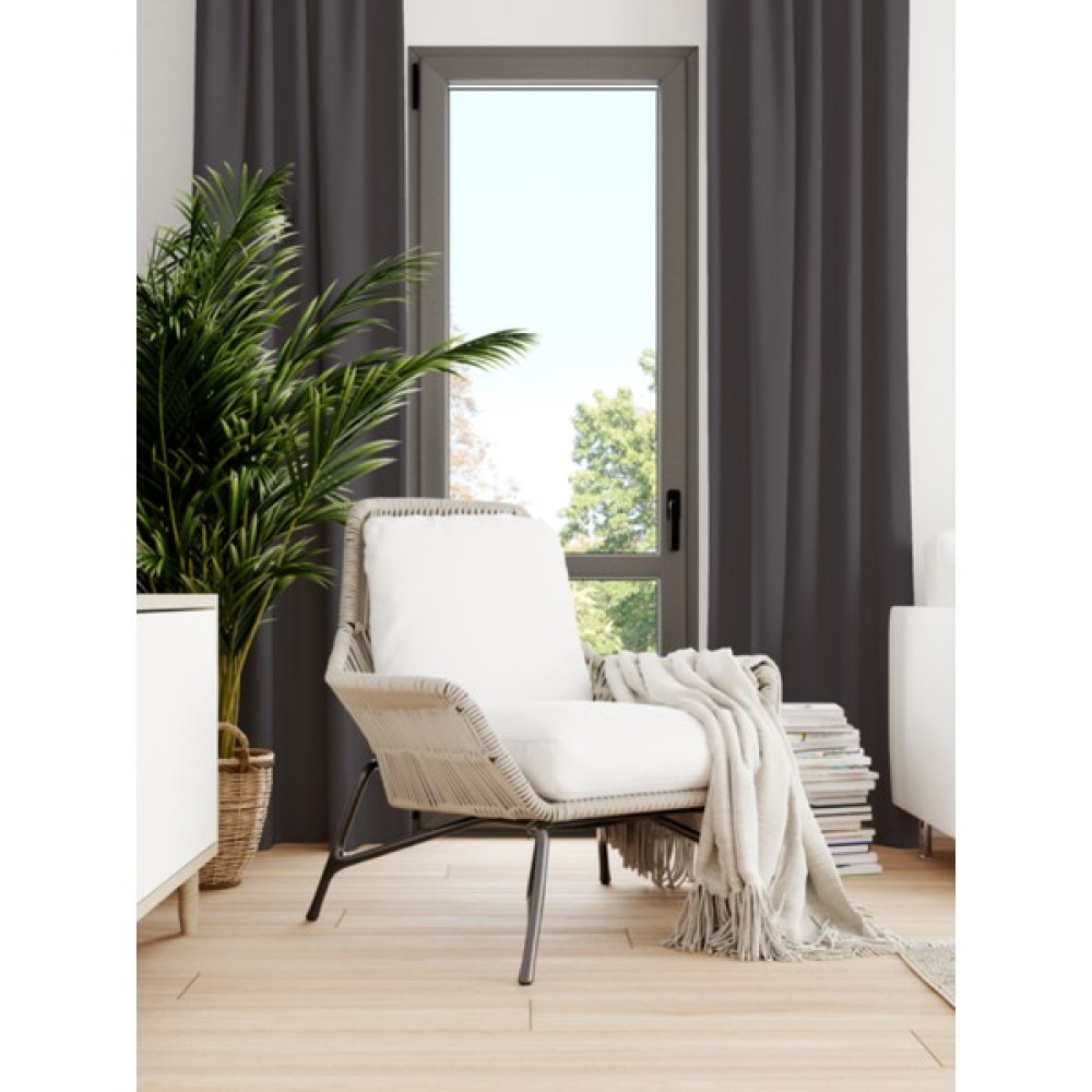 Favolli Kadife Dokulu Antrasit Ada Fon Perde Ekstrafor Büzgülü Dream Series - 250 x 250 cm Fon Perde Fiyatı