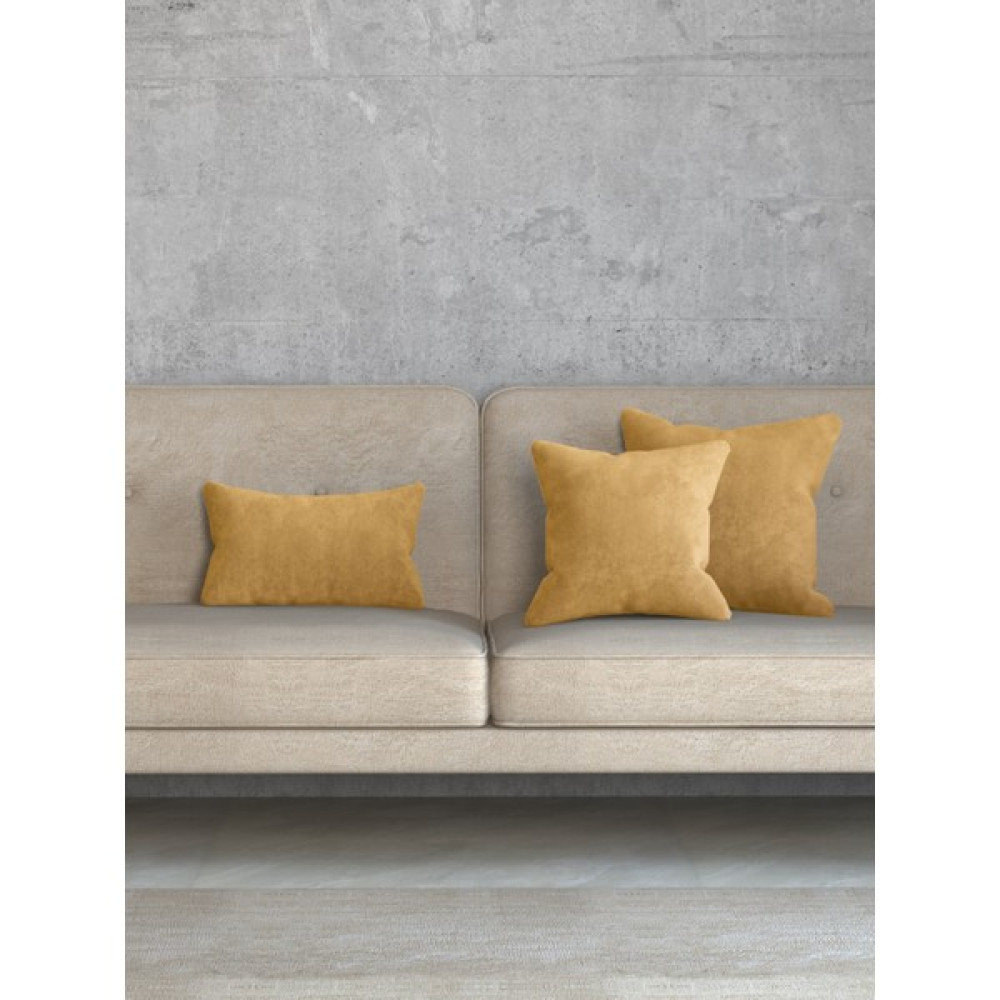 Favolli Kadife Dokulu Deve Tüyü Kırlent Kılıfı Dream Serisi Punch Için Uygun Gizli FERMUAR50 x 30 cm - 50 x 30 cm Kırlent / Mobilya Yastığı Fiyatı