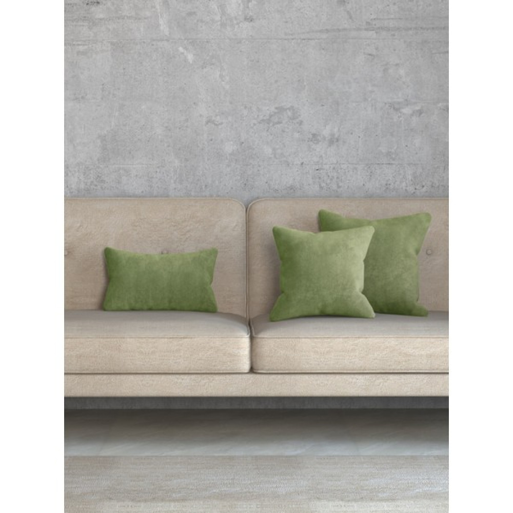 Favolli Kadife Dokulu Zeytin Yaprağı Rengi Kırlent Kılıfı Dream Serisi Punch Için Uygun Gizli FERMUAR50 x 30 cm - 50 x 30 cm - Yeşil Kırlent / Mobilya Yastığı Fiyatı
